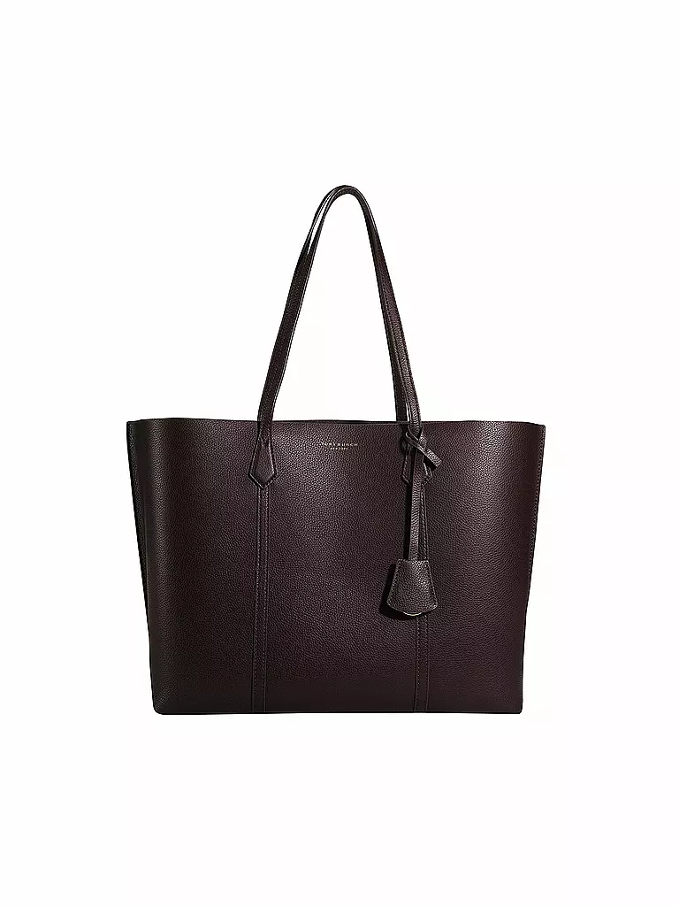 TORY BURCH | Ledertasche - Shopper PERRY | dunkelrot