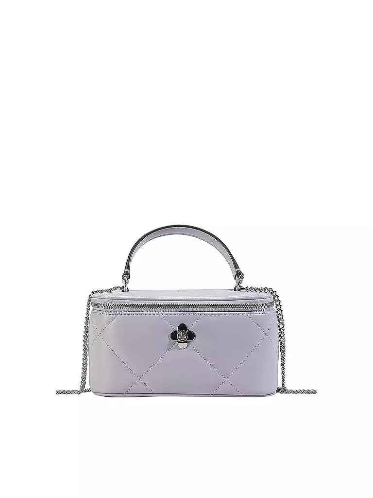 TORY BURCH | Ledertasche - Tasche VANITY CASE | lila