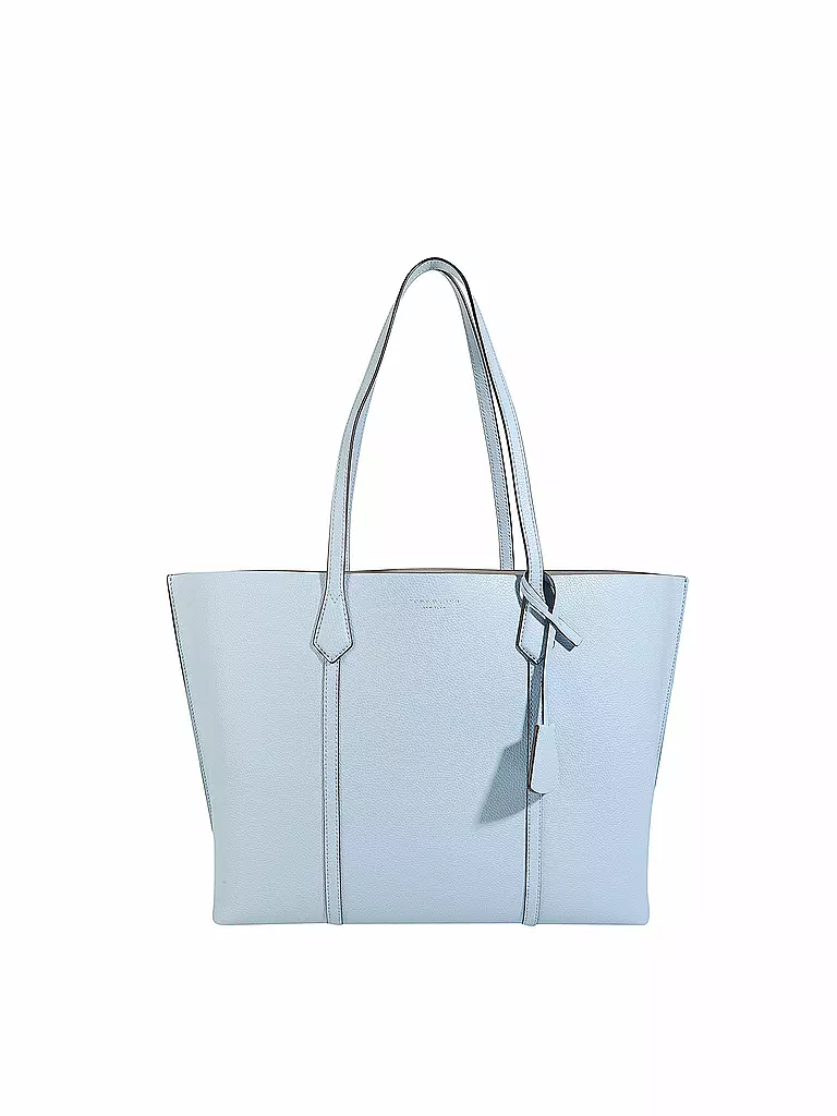 TORY BURCH | Ledertasche - Tote Bag PERRY TRIPLE COMPARTMENT | blau