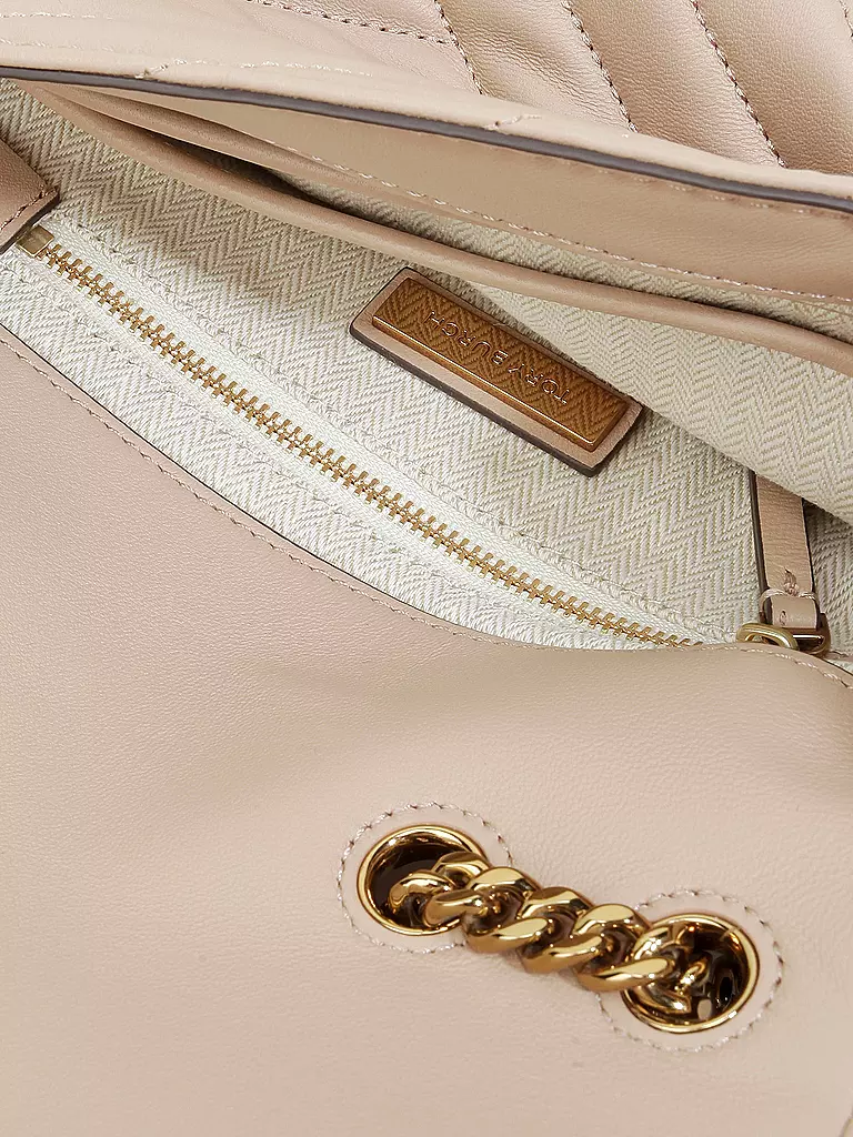 TORY BURCH | Ledertasche - Umhängetasche " Kira " | beige