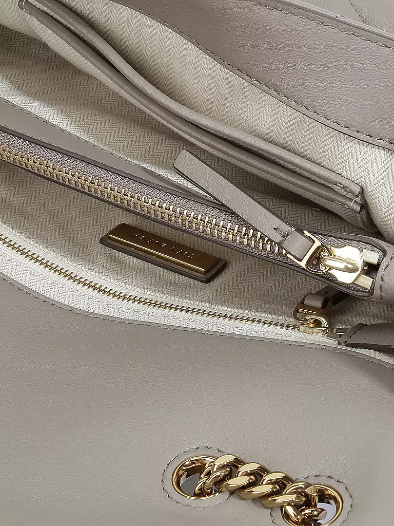 TORY BURCH | Ledertasche - Umhängetasche " Kira " | grau