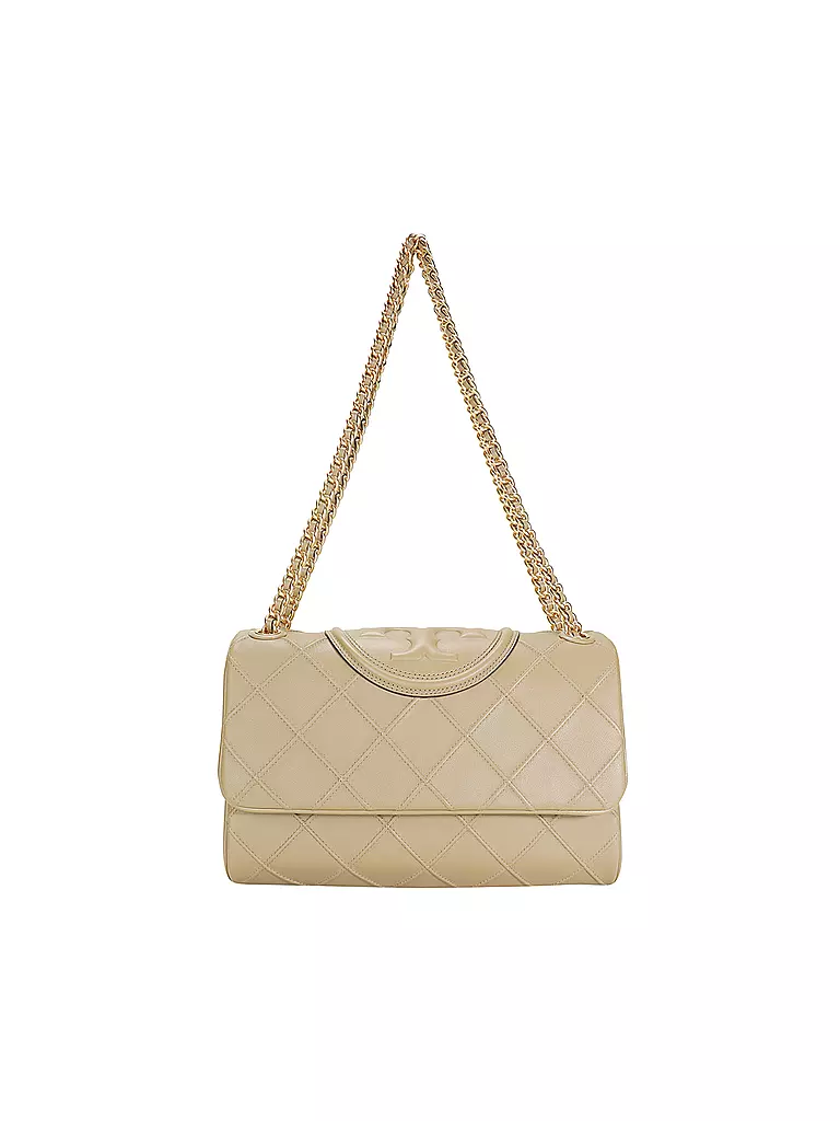 TORY BURCH | Ledertasche - Umhängetasche  | beige