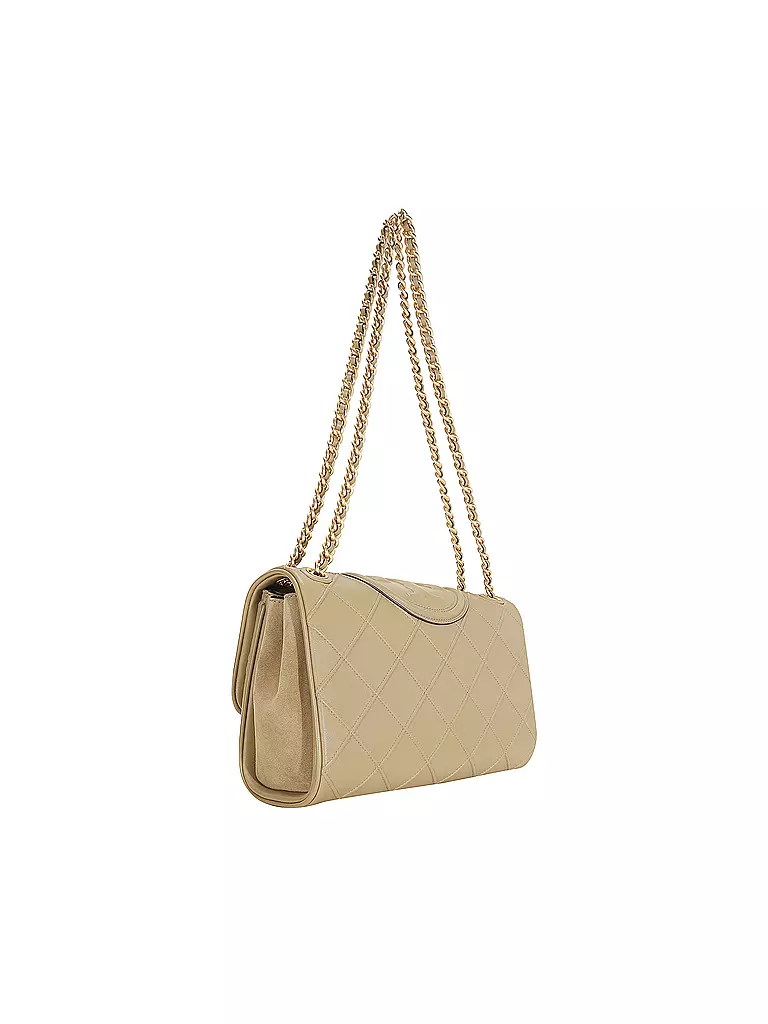 TORY BURCH | Ledertasche - Umhängetasche  | beige