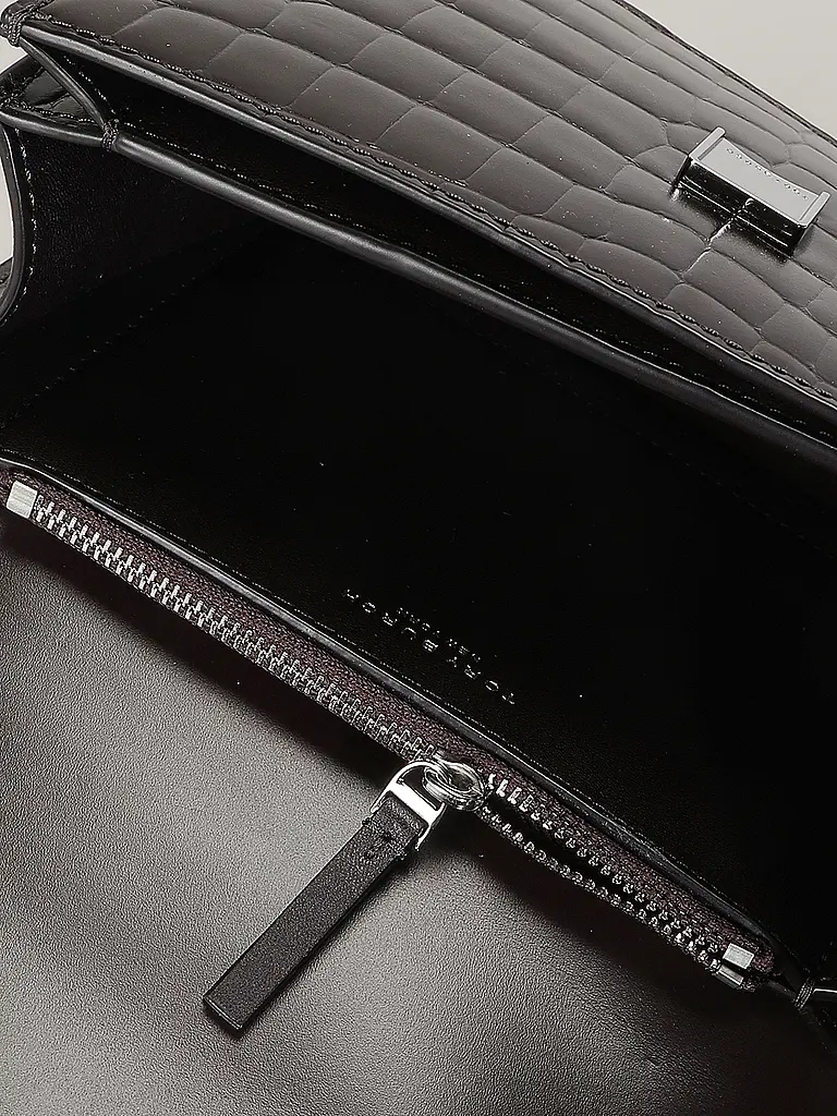 TORY BURCH | Ledertasche - Umhängetasche ELEANOR Small | Braun