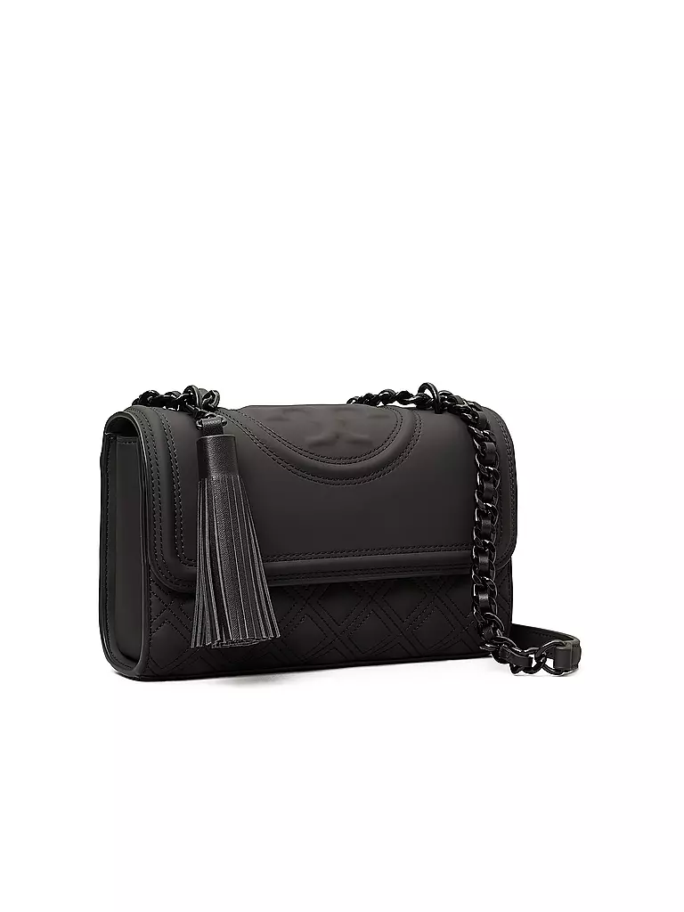 TORY BURCH | Ledertasche - Umhängetasche FLEMING MATTE | schwarz