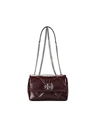 TORY BURCH | Ledertasche - Umhängetasche KIRA  | dunkelrot