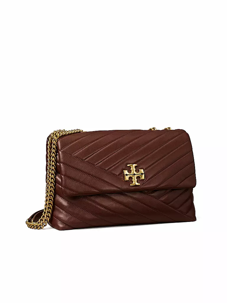 TORY BURCH | Ledertasche - Umhängetasche Kira  | braun