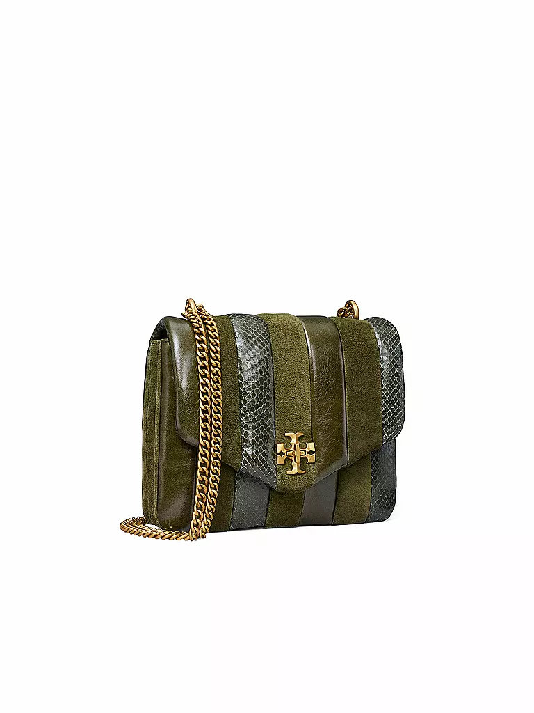 TORY BURCH | Ledertasche - Umhängetasche KIRA | dunkelgrün