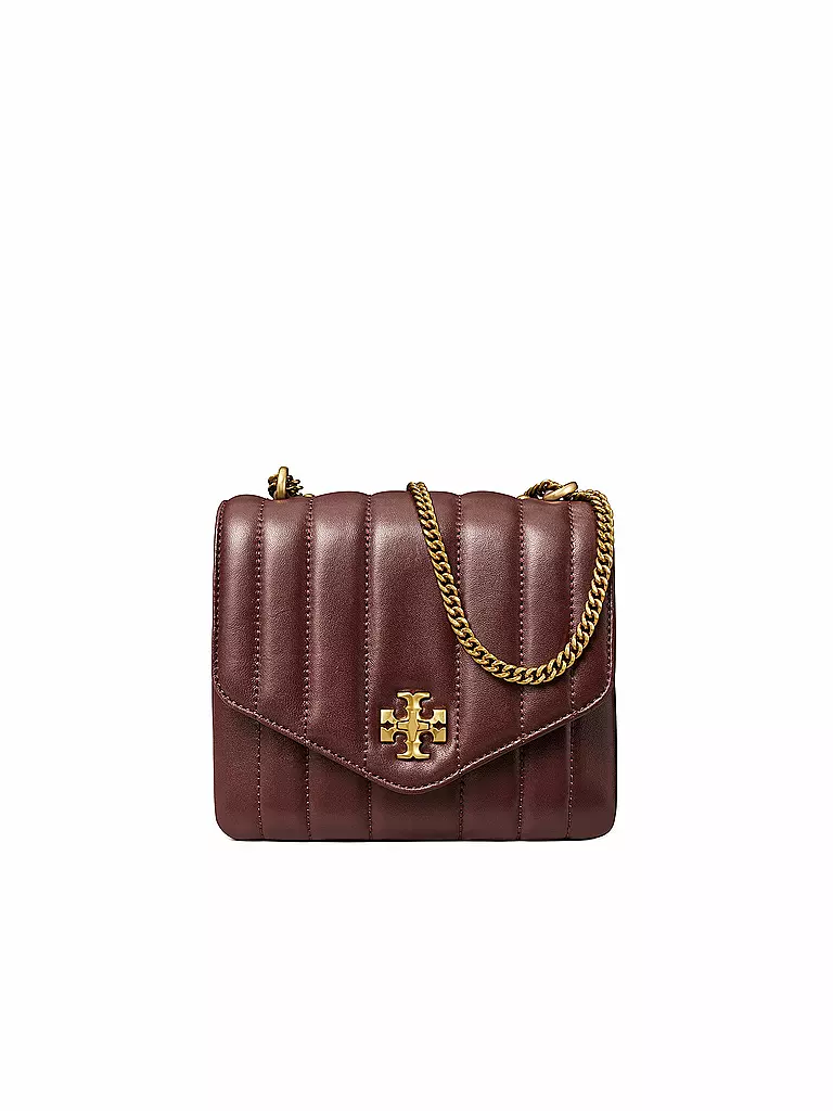 TORY BURCH | Ledertasche - Umhängetasche KIRA | braun