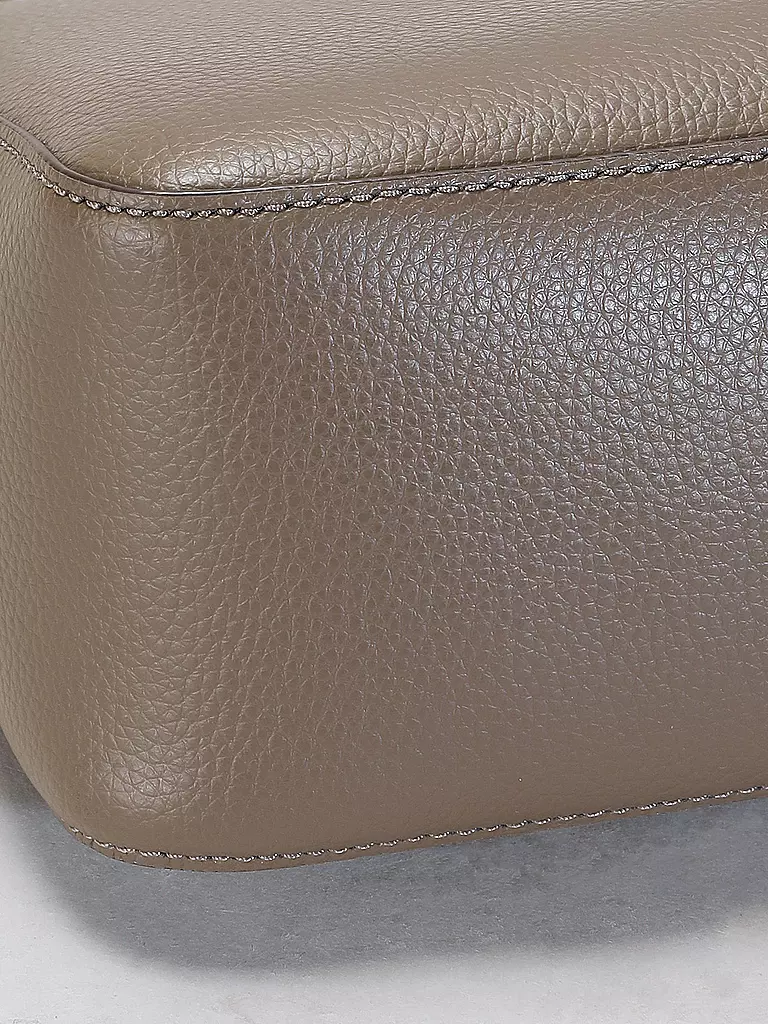 TORY BURCH | Ledertasche - Umhängetasche PERRY | grau