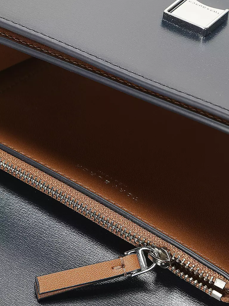 TORY BURCH | Ledertasche - Umhängetasche Small | dunkelblau