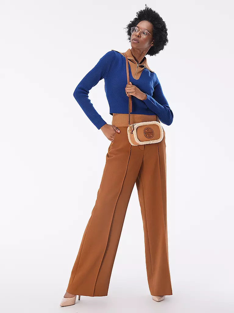 TORY BURCH | Marlenehose  | braun