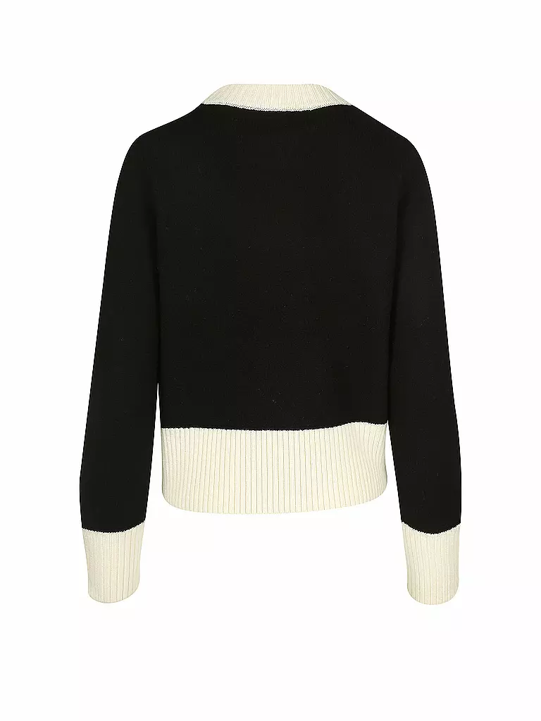 TORY BURCH | Pullover Shrunken | schwarz