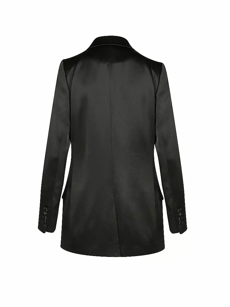 TORY BURCH | Satin-Blazer | schwarz