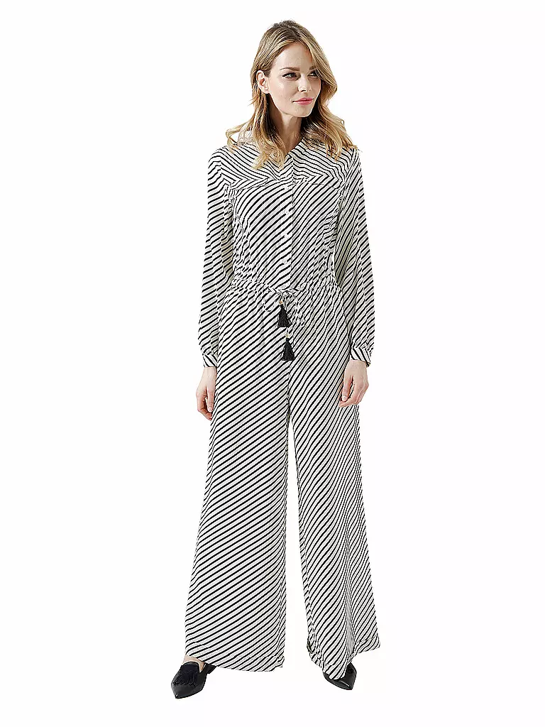 TORY BURCH | Seiden Overall | weiß