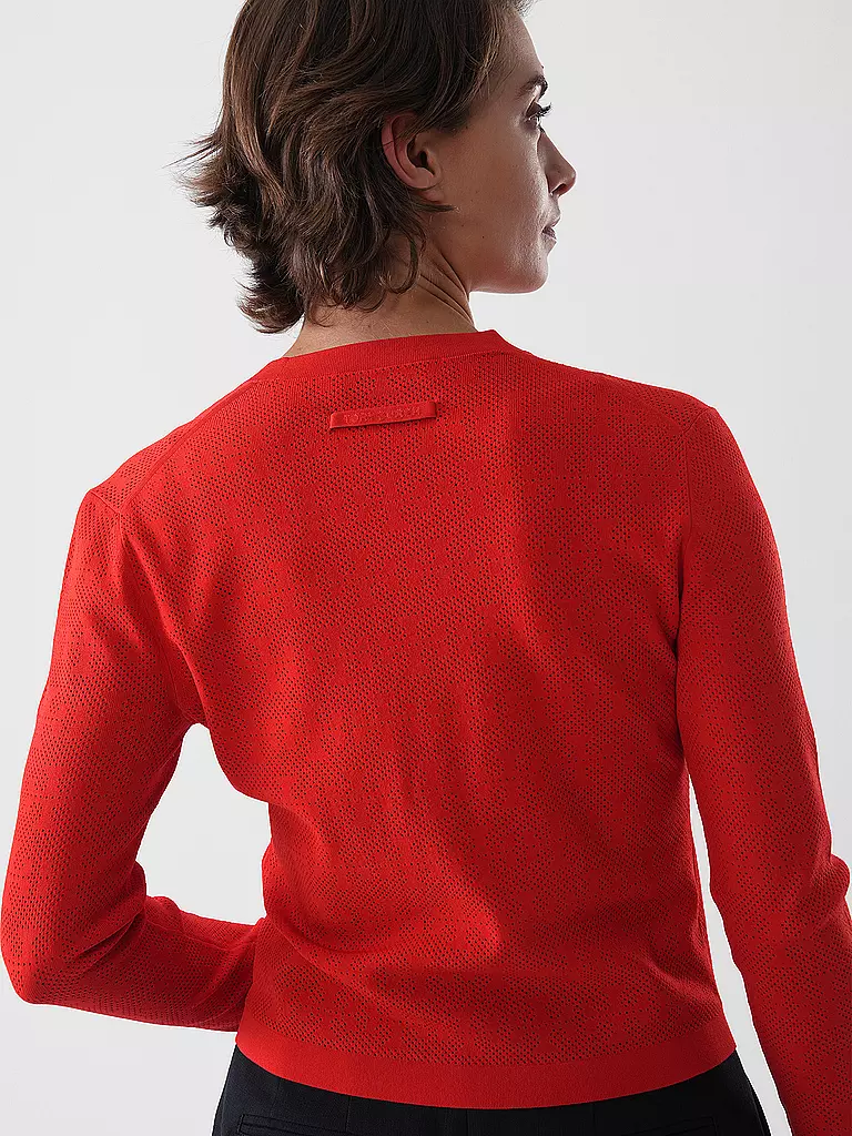 TORY BURCH | Strickjacke | rot