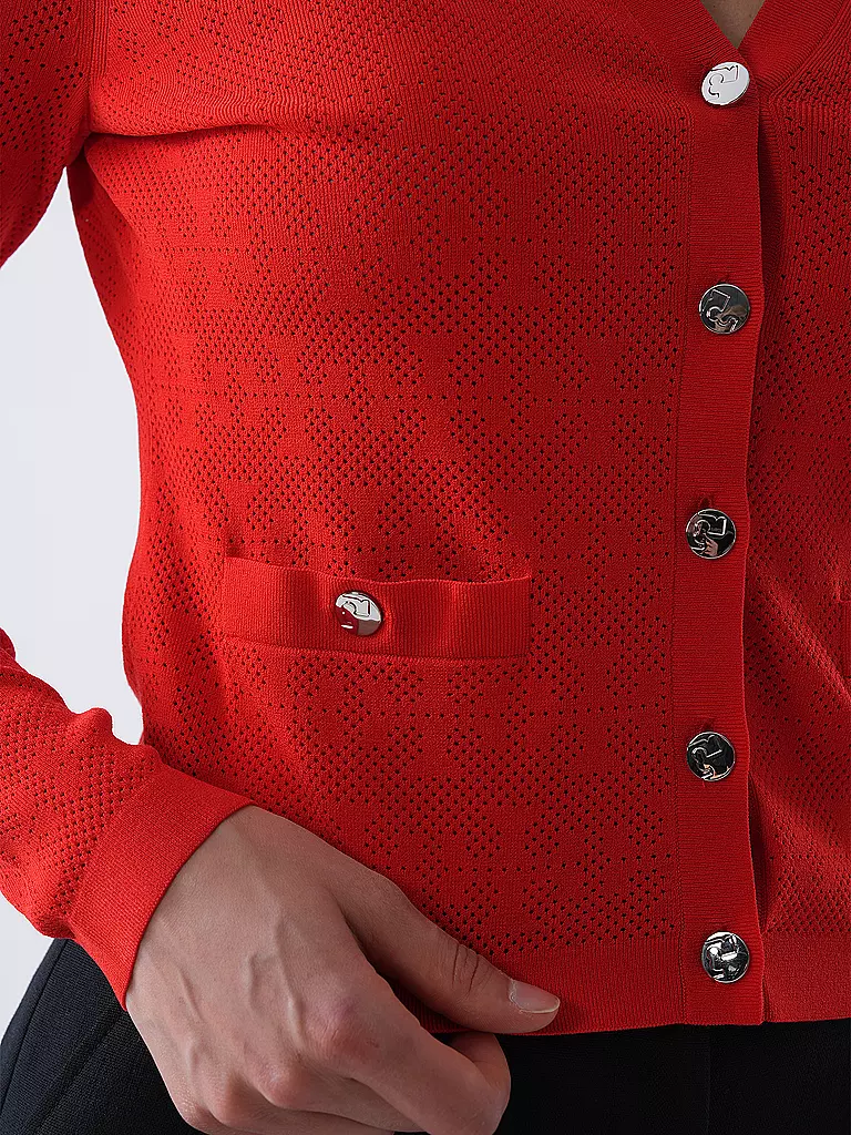 TORY BURCH | Strickjacke | rot