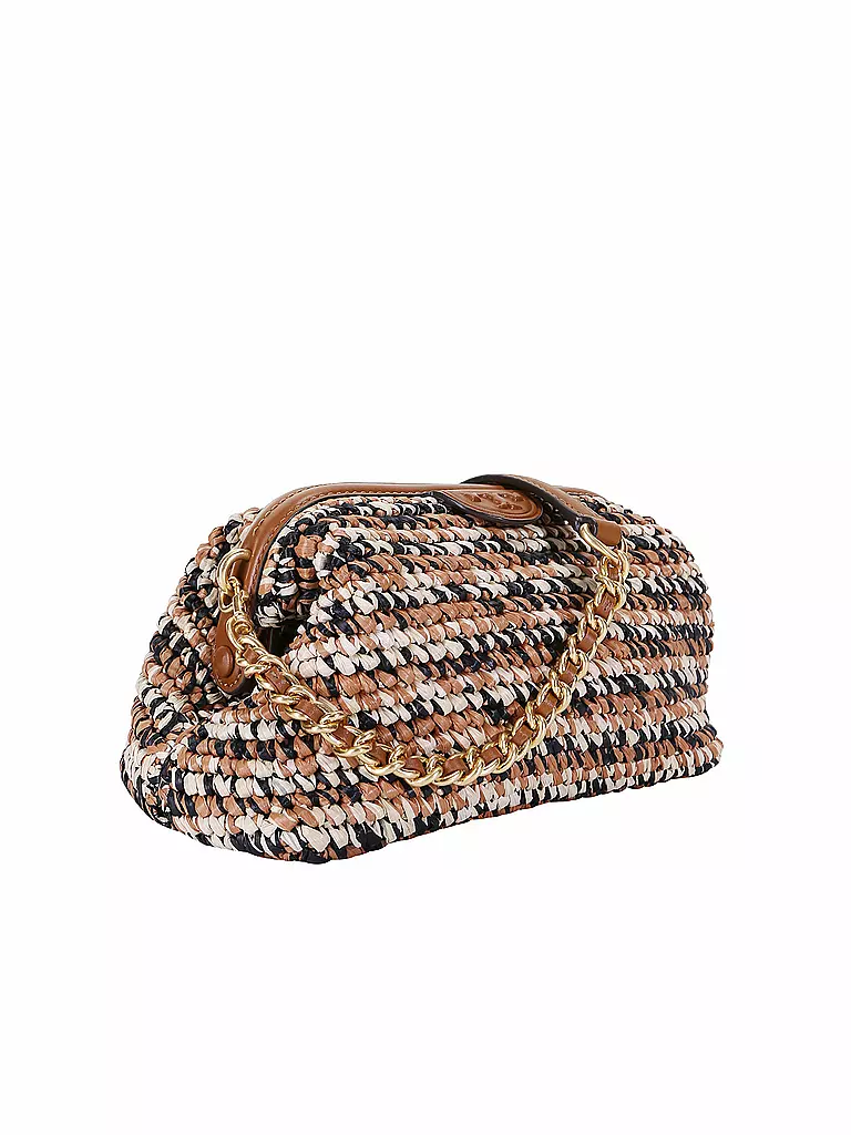 TORY BURCH | Tasche - Umhängetasche Raffia Small | braun