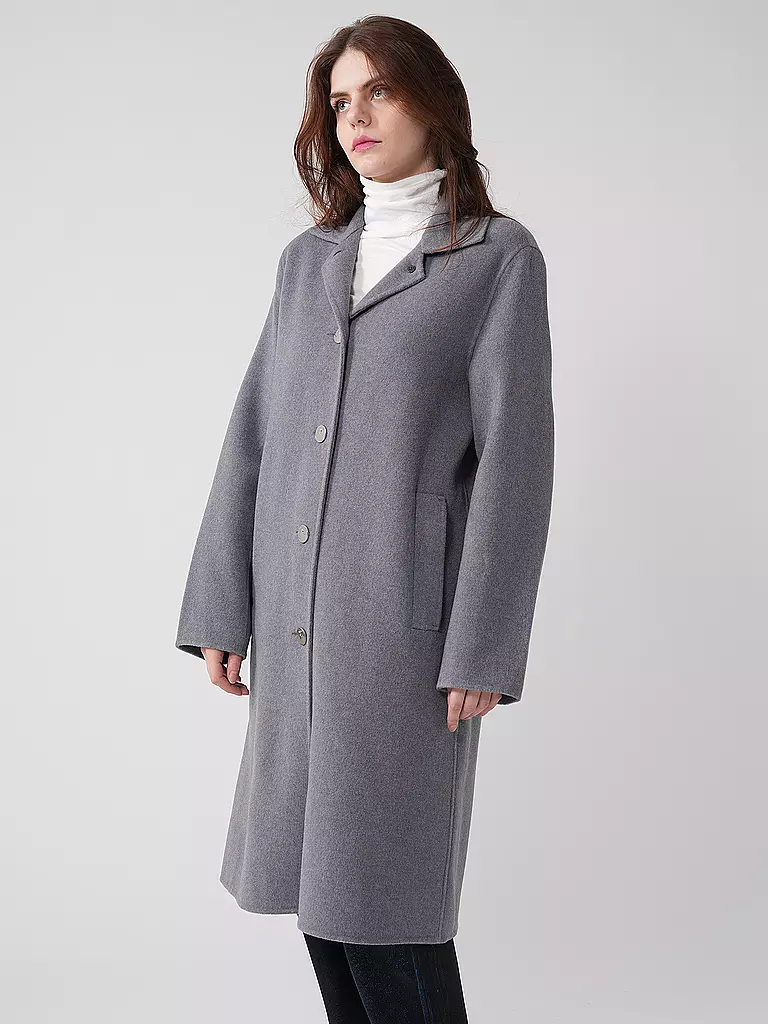 TORY BURCH | Wollmantel | grau