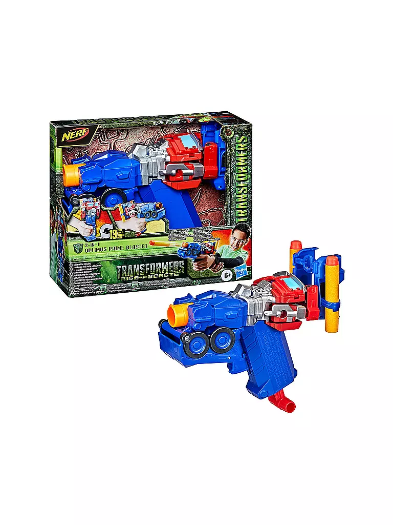 TRANSFORMERS  | Aufstieg der Bestien 2-in-1 Optimus Prime Blaster | keine Farbe