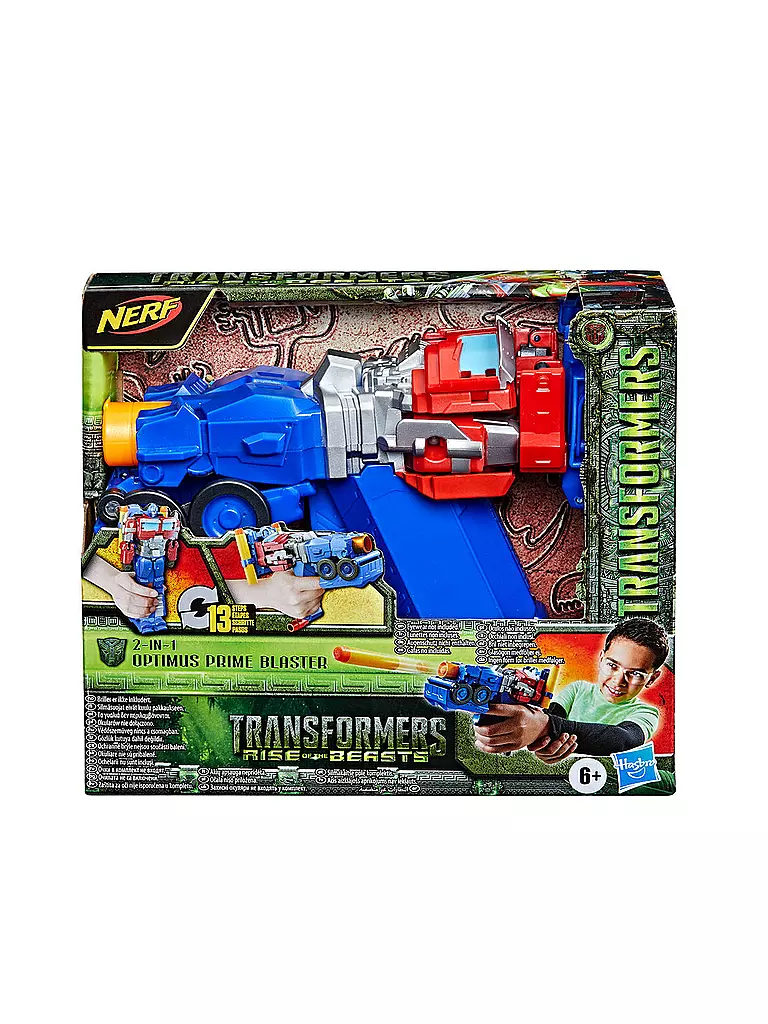 TRANSFORMERS  | Aufstieg der Bestien 2-in-1 Optimus Prime Blaster | keine Farbe