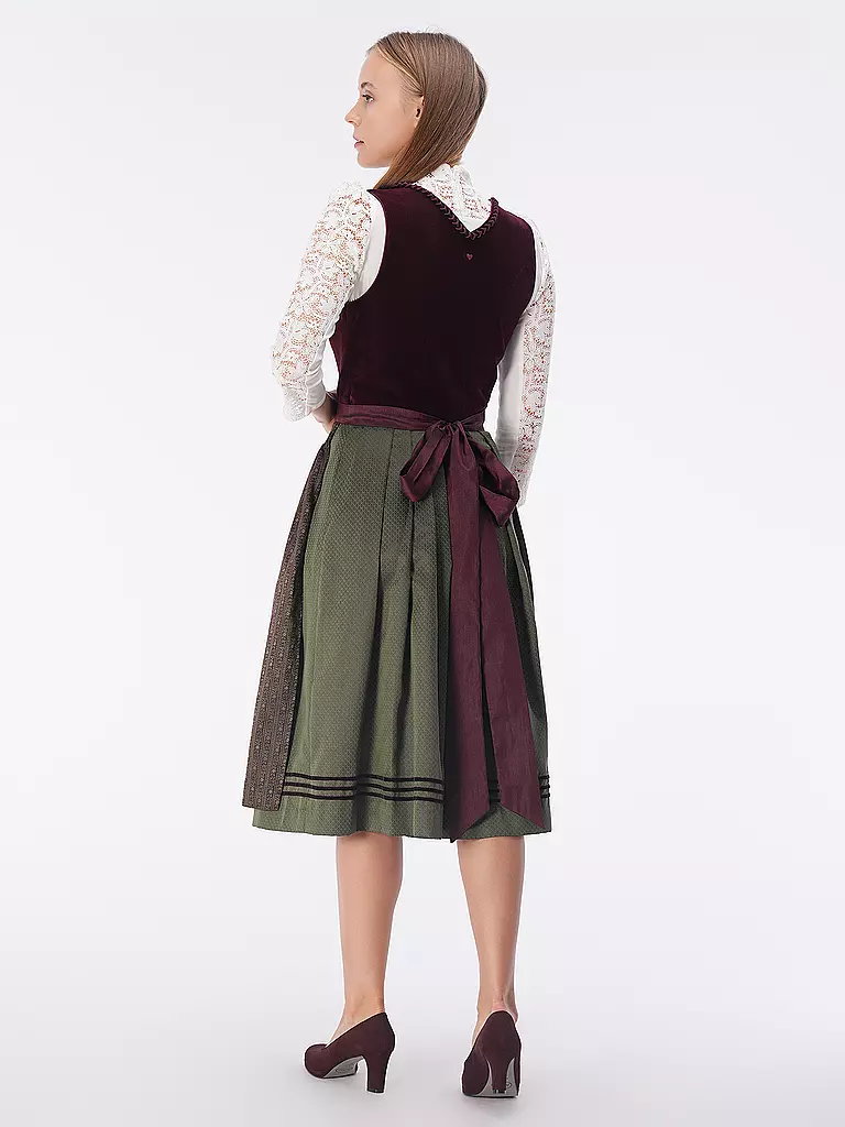 TRENTINI | Dirndl  | dunkelrot