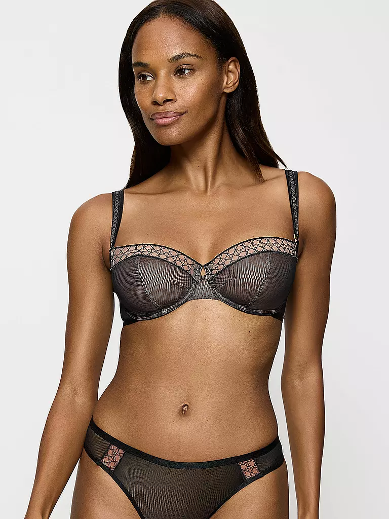 TRIUMPH | BH mit Bügel PALINA COSMIC HEARTBEAT black | blau