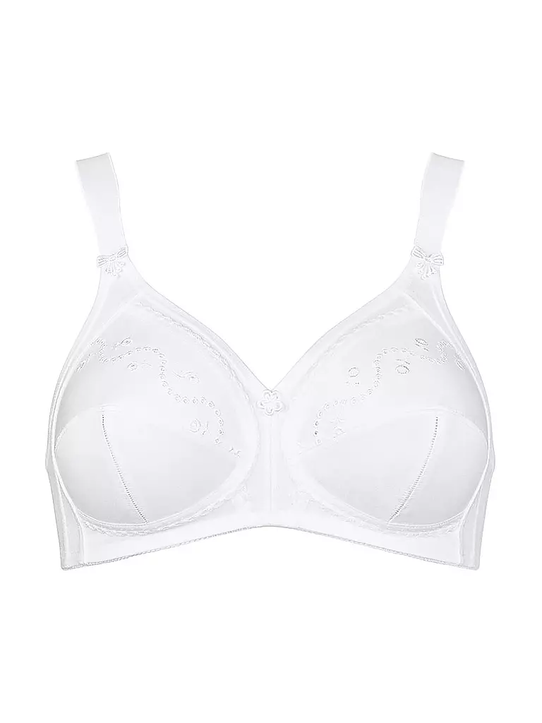 TRIUMPH | BH ohne Bügel "Doreen + Cotton" (Weiss) | weiss