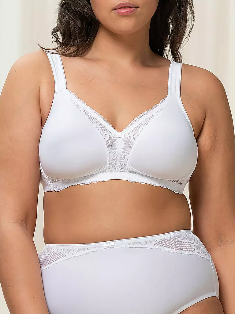 TRIUMPH | BH ohne Bügel Modern Lace white | weiss