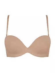 TRIUMPH | BH trägerlos STEPY SOFT black | beige