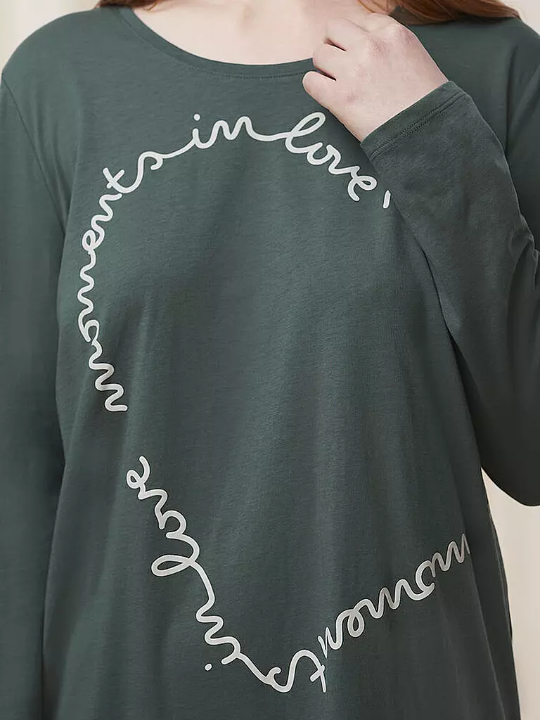 TRIUMPH | Sleepshirt - Nachthemd | dunkelgrün