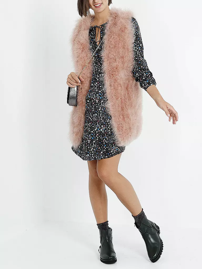 TWINSET | Gilet in Straussenfeder-Optik | 