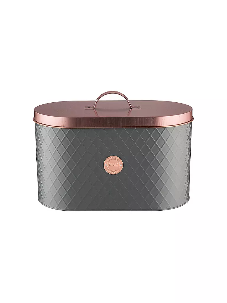 TYPHOON | Brotkasten Henrik Copper 10l Grau/Kupfer | grau