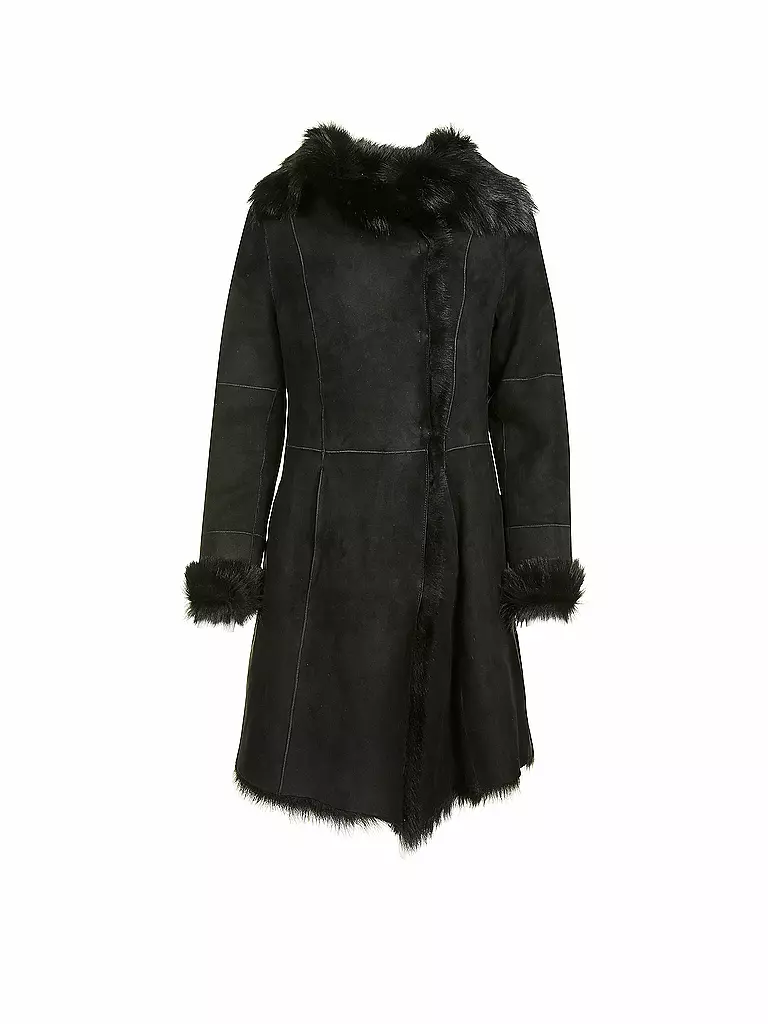 UGG | Lammfellmantel "Vanesa Toscana" | schwarz