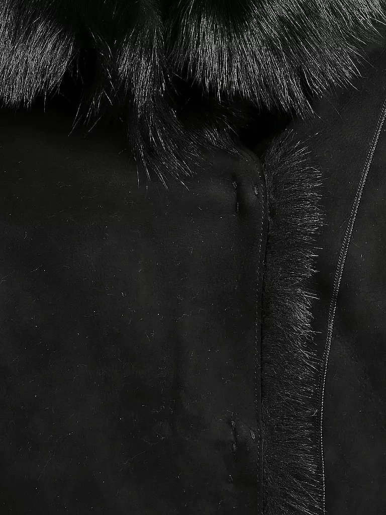 UGG | Lammfellmantel "Vanesa Toscana" | schwarz