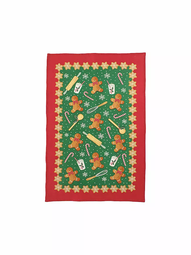 ULSTER WEAVERS | Weihnachts-Geschirrtuch 48x75cm  | grün