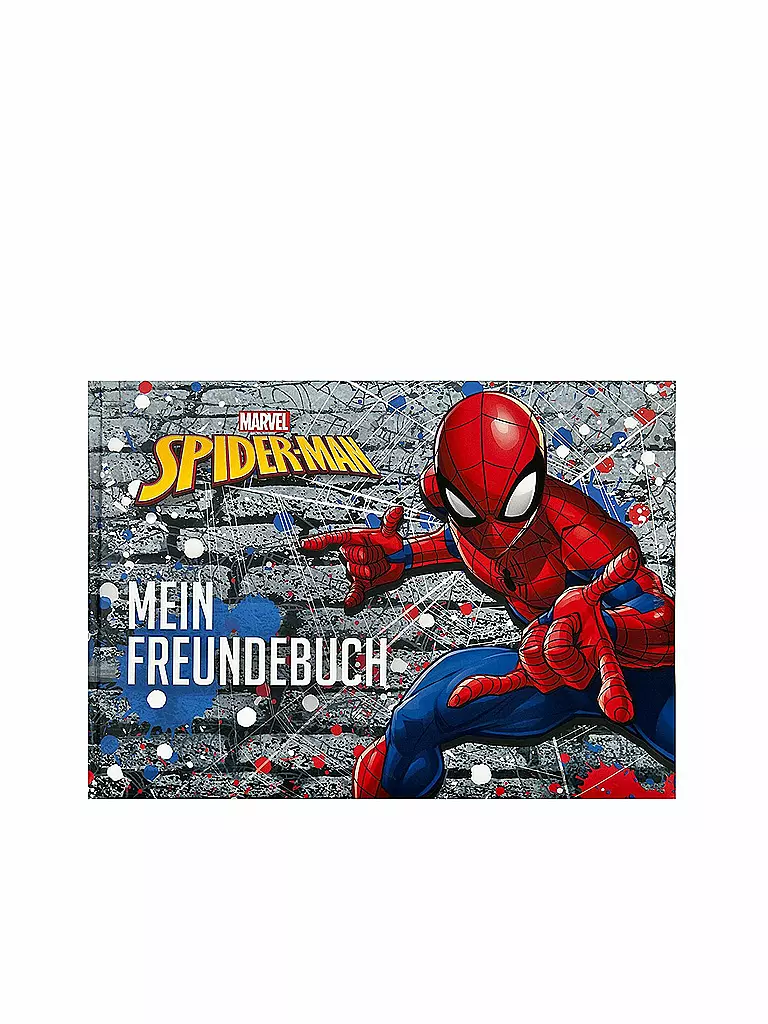 UNDERCOVER | Freundebuch "Spiderman" A5 | transparent