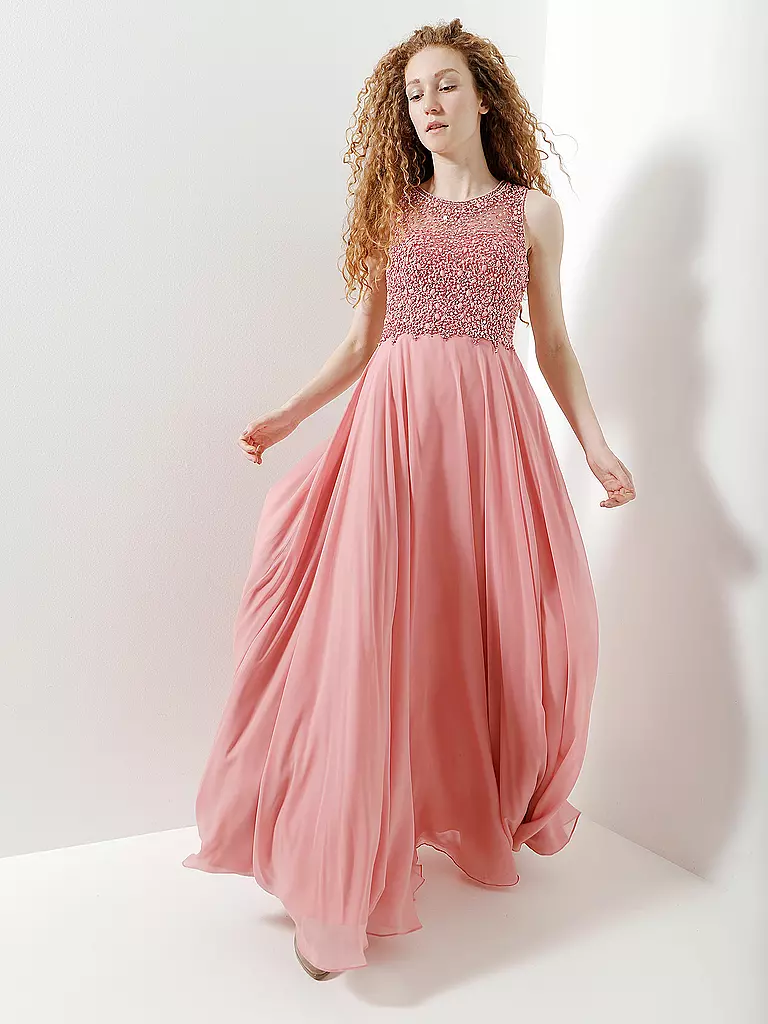 UNIQUE | Abendkleid | pink