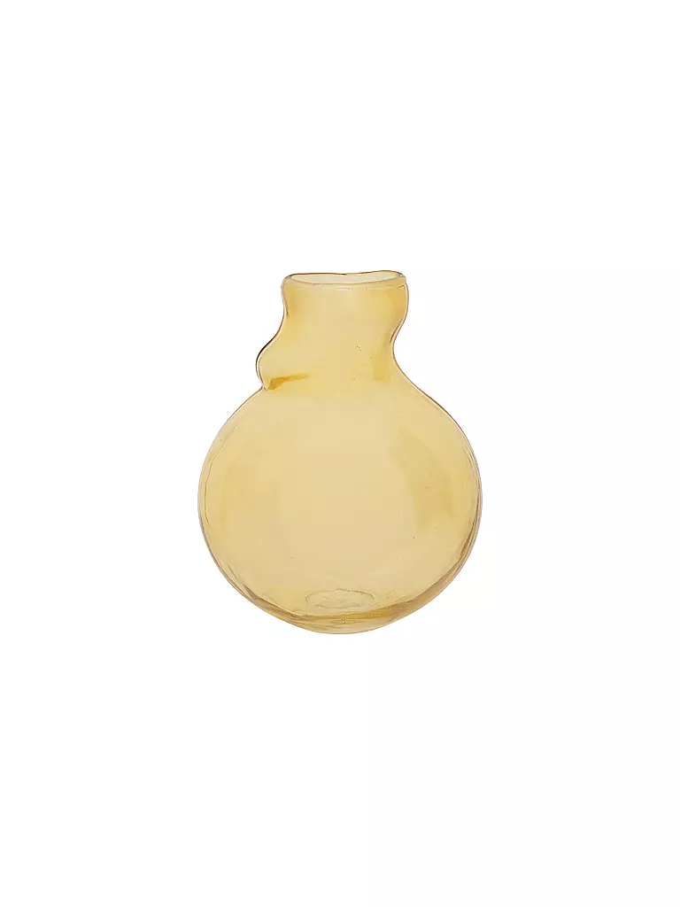 URBAN NATURE CULTURE | Vase QUIRKY 12,5x14,5cm Vanilla | gelb
