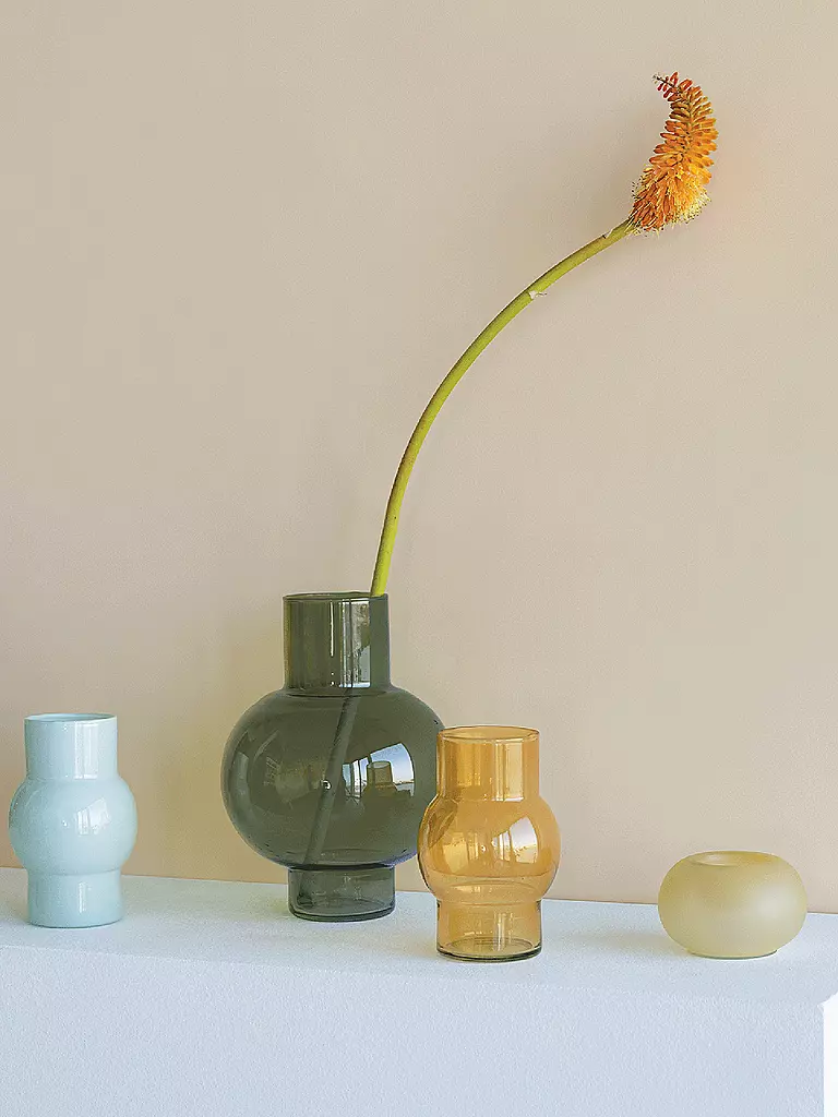 URBAN NATURE CULTURE | Vase TUMMY 22x17,5 Apricot Nectar | orange