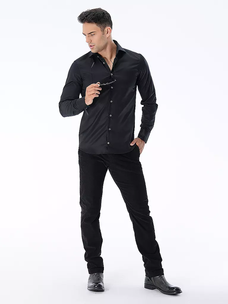 VAN LAACK | Hemd Tailor Fit RIVARA | schwarz