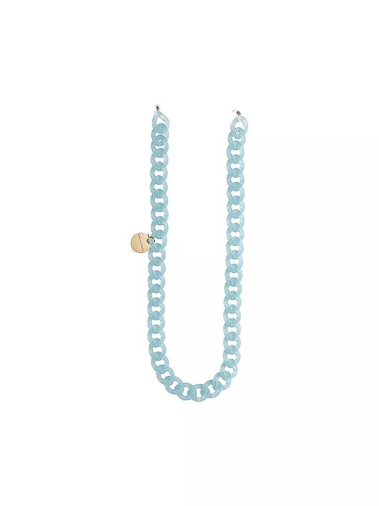 VANESSA BARONI | Brillenkette "Flat M Chain" | blau