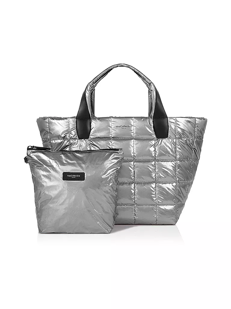 VEE COLLECTIVE | Tasche - Shopper PORTER TOTE Medium | silber