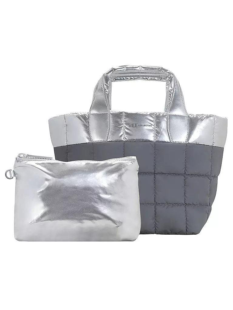 VEE COLLECTIVE | Tasche - Shopper PORTER TOTE Small | silber