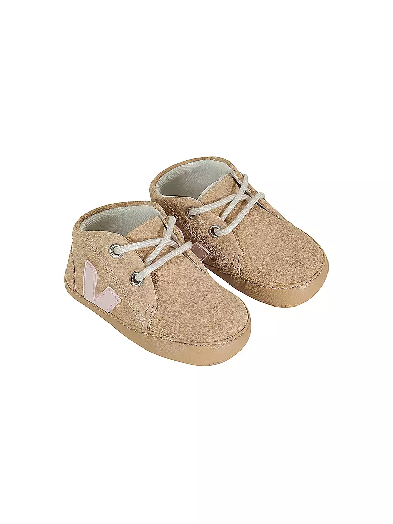 VEJA | Baby Schnürer PETALE | beige