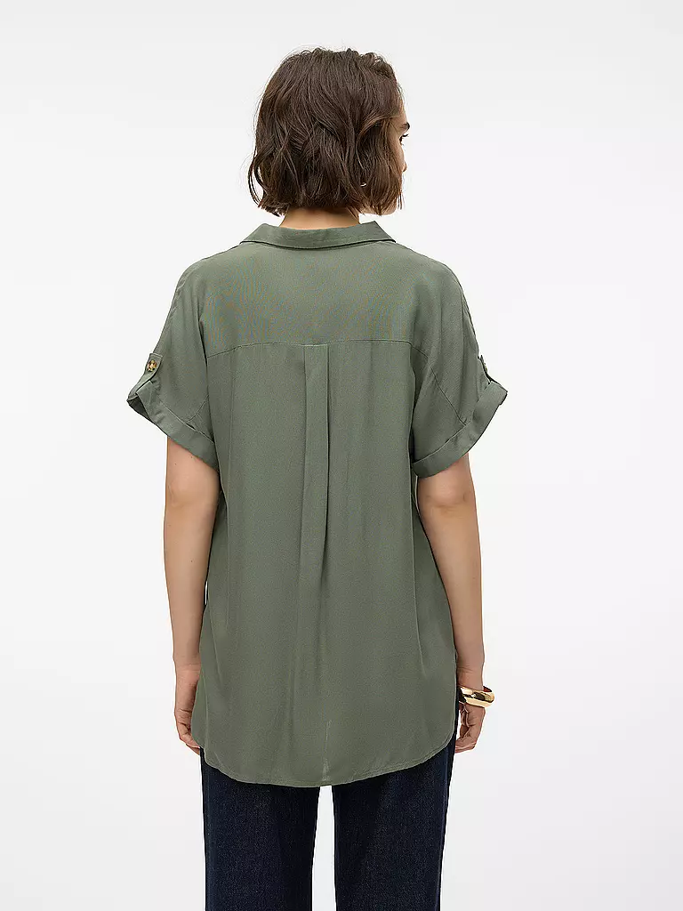 VERO MODA | Bluse  VMBUMPY | weiss