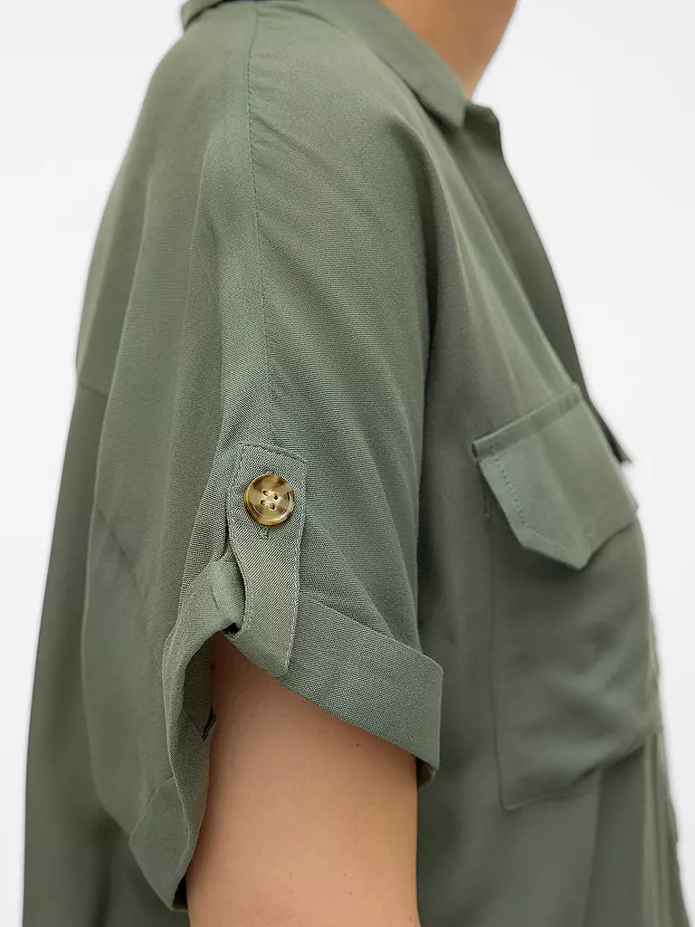 VERO MODA | Bluse  VMBUMPY | weiss