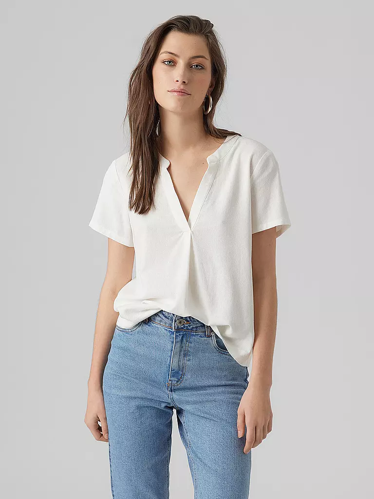 VERO MODA | Bluse  VMMYMILO | weiss