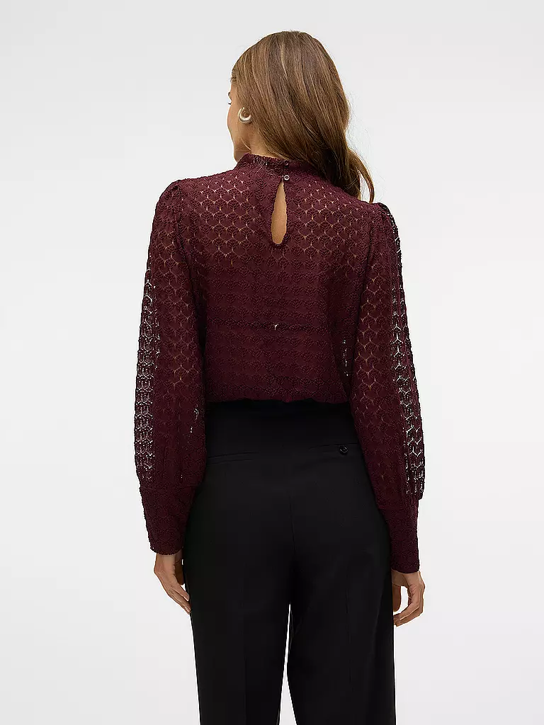 VERO MODA | Bluse VMBECCA | dunkelrot