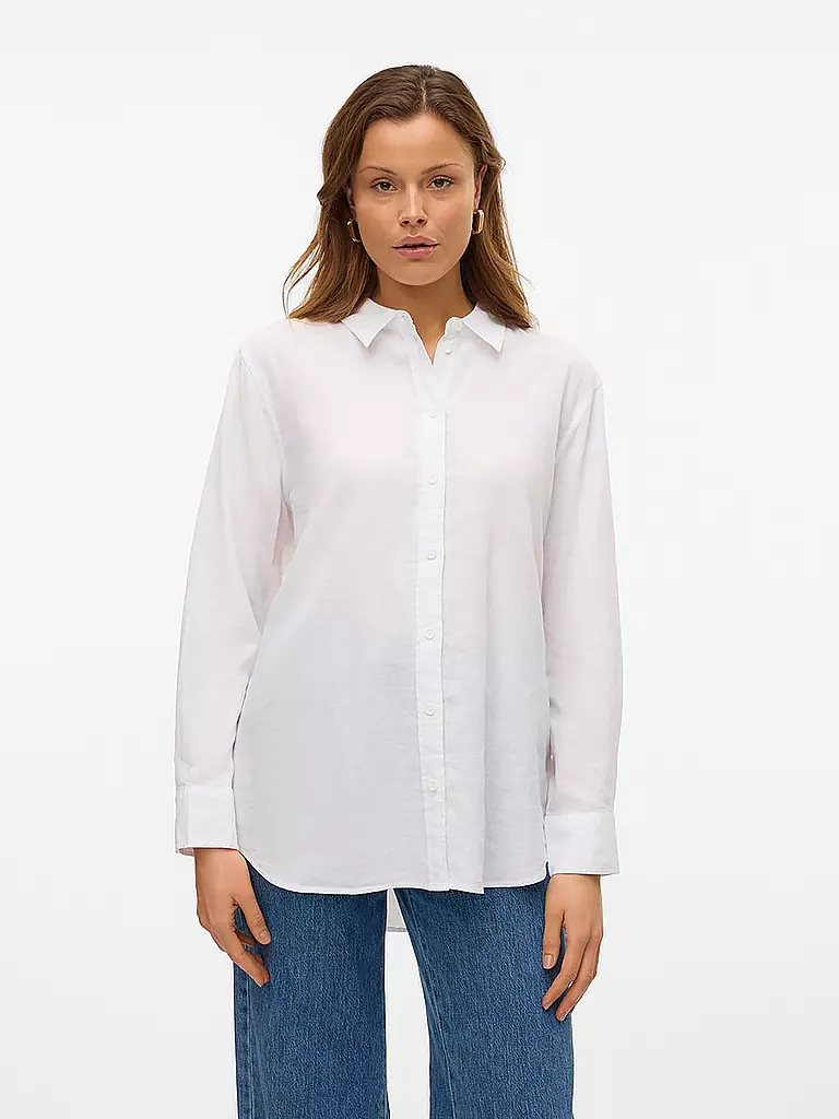 VERO MODA | Bluse VMLINN | weiss